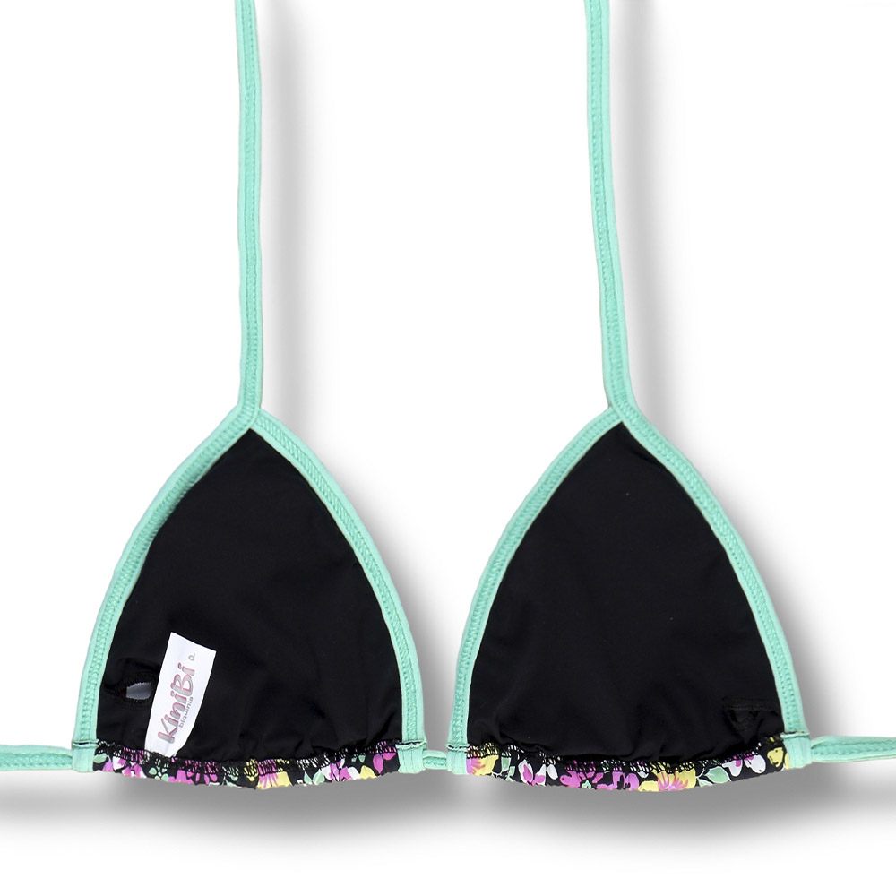 Conjunto Mix Top Mara Bothanic Tanga Eva Preto | Cortininha tradicional | Tanga Asa Delta