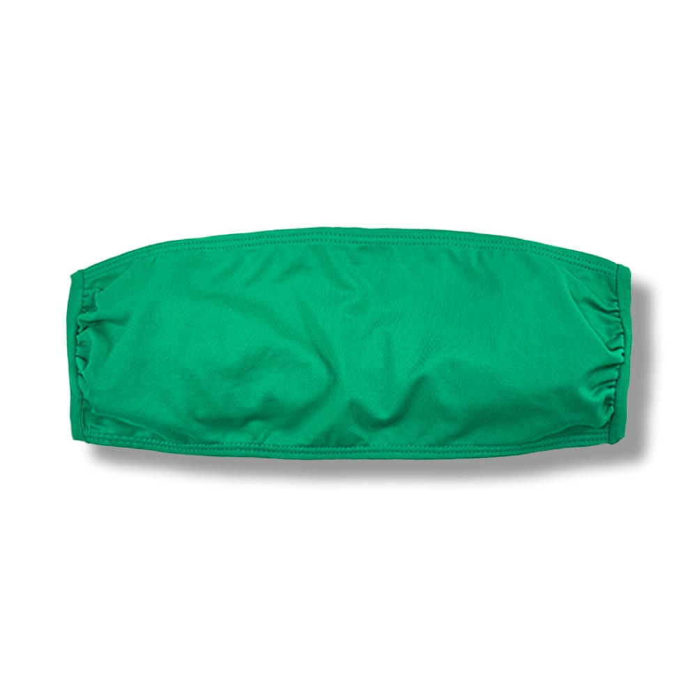 Top Faixa Verde Bandeira | Tomara que Caia de Amarrar nas Costas | Biquini Liso | Forrado | Sem Bojo