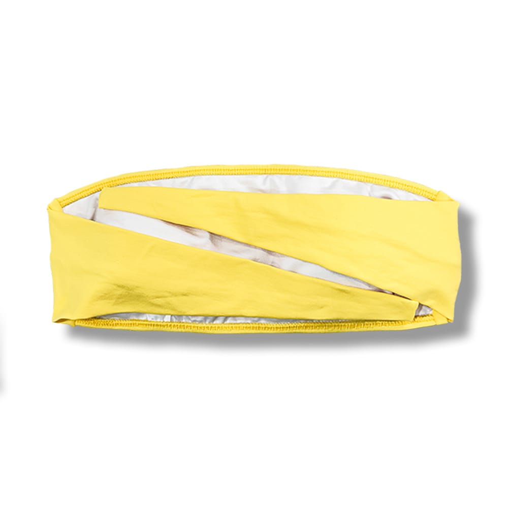Top Faixa Amarelo Canário | Tomara que Caia de Amarrar nas Costas | Biquini Liso | Forrado | Sem Bojo (Cópia)