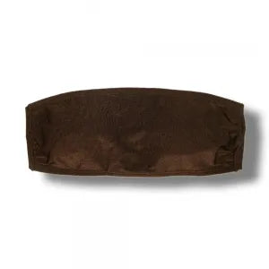 Top Faixa Caffè | Tomara que Caia de Amarrar nas Costas | Forrado | Sem Bojo | Biquíni Cor Marrom | Tecido Texturizado Semibrilho