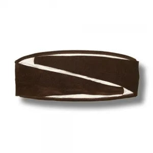 Top Faixa Caffè | Tomara que Caia de Amarrar nas Costas | Forrado | Sem Bojo | Biquíni Cor Marrom | Tecido Texturizado Semibrilho