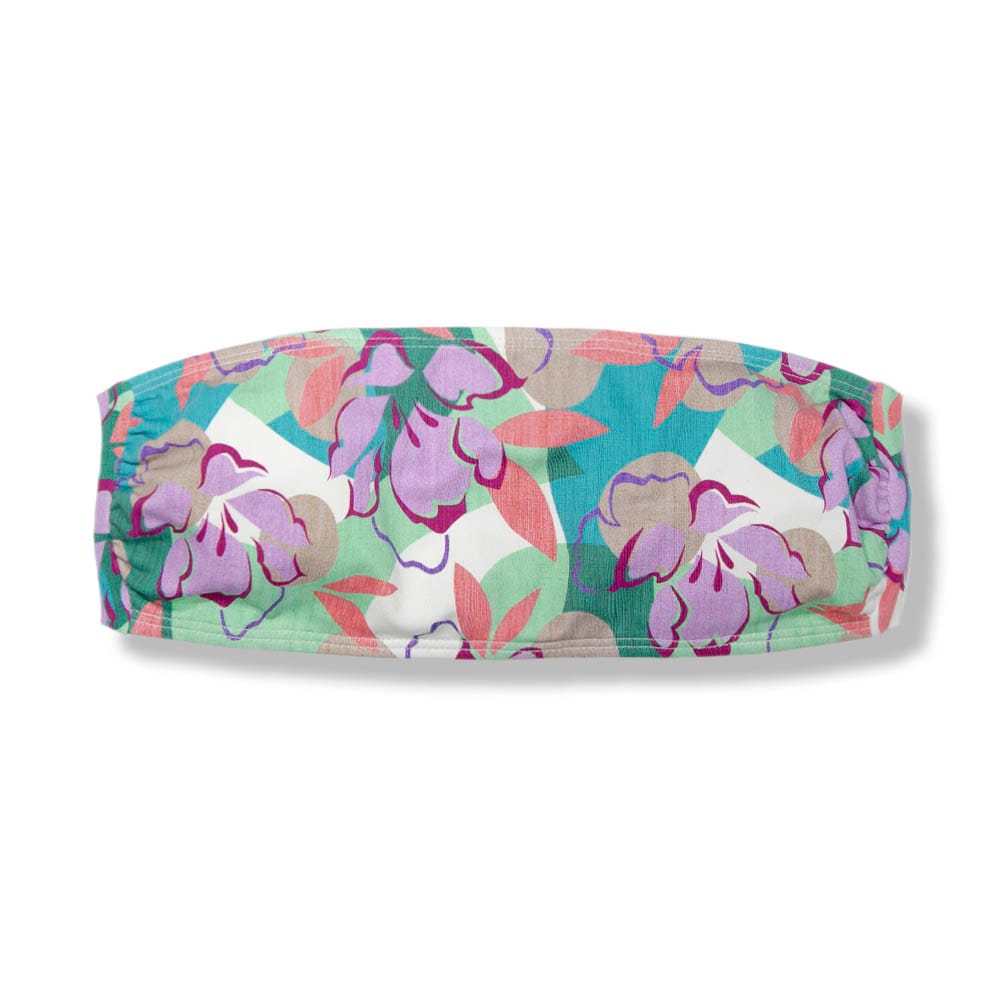 Top Faixa Lilac | Tomara que Caia de Amarrar nas Costas | Biquini Estampado | Forrado | Sem Bojo