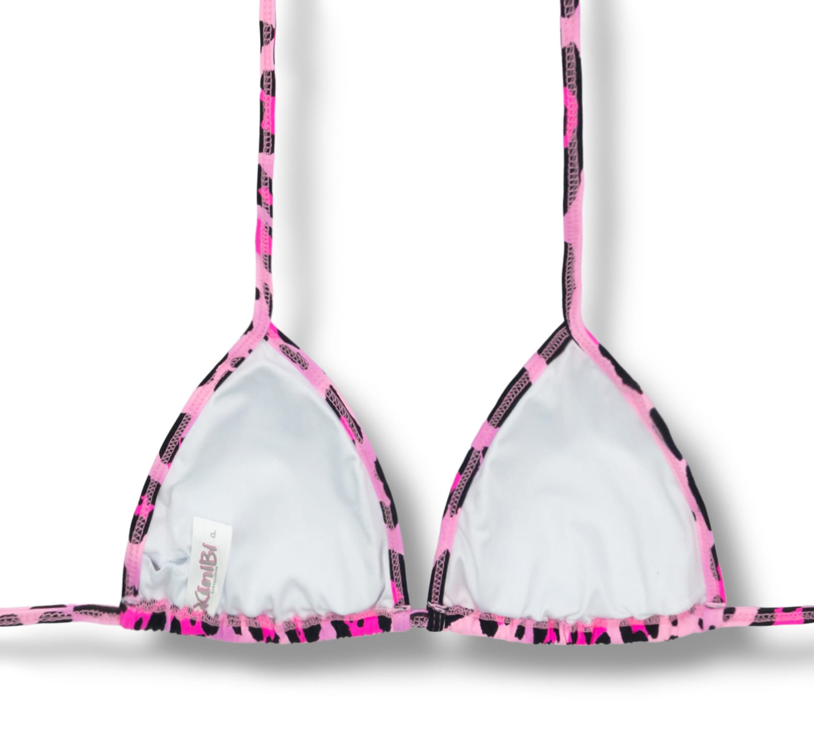 CONJUNTO DE BIQUÍNI ANIMAL PRINT ROSÊ| TOP MARA + TANGA FANY | TOP CORTININHA COM ABERTURA PARA BOJO | TANGA FITA