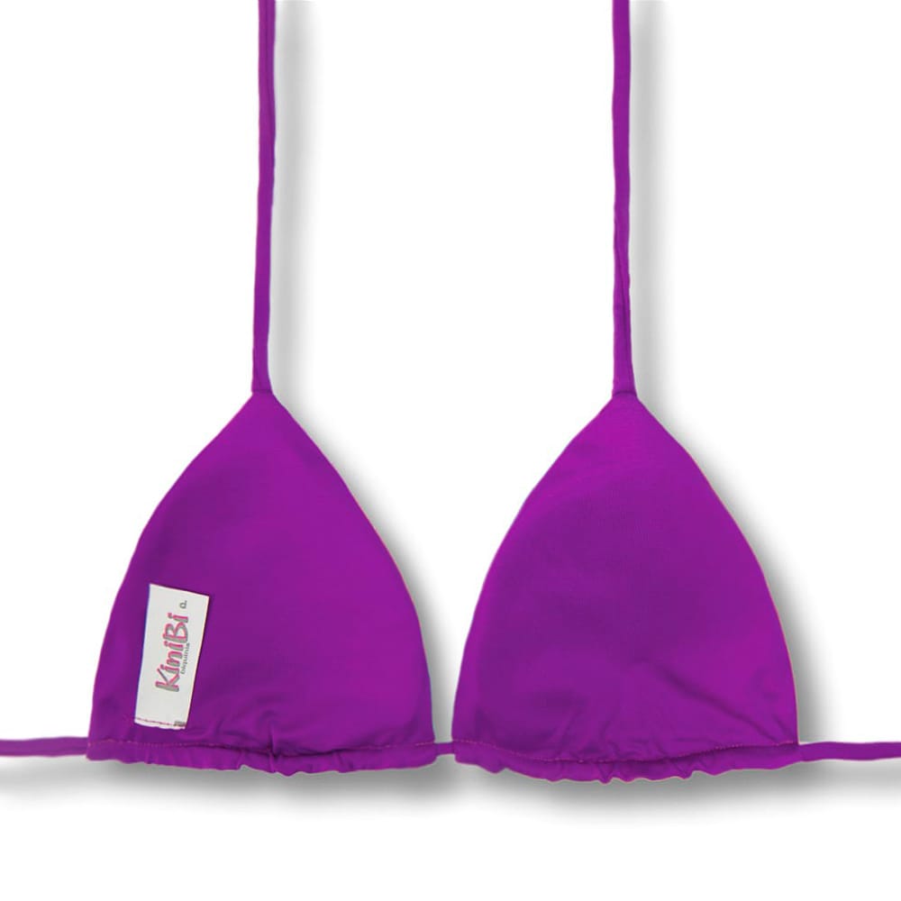 Conjunto de Biquíni Tie Dye com a Combinação Uva | Top Lua + Tanga Cora | Top Dupla Face com Bojo Embutido | Tanga Dupla Face com Laço Fio Dental