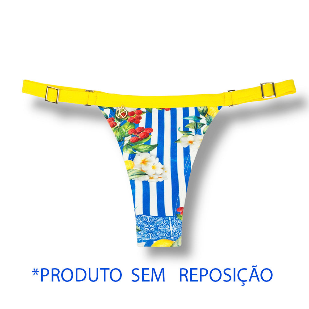 Tanga Fany Floral e Frutas - Edição Limitada