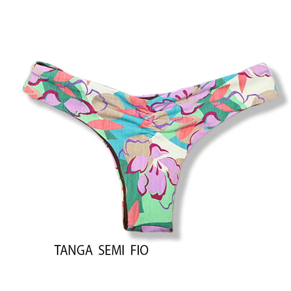 Conjunto de Biquíni Lilac | Top Mara + Tanga Isa