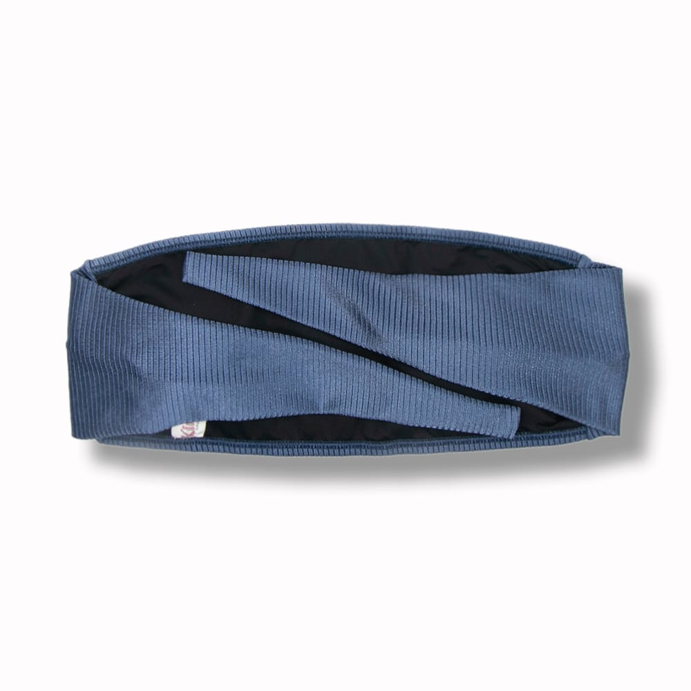 Top Faixa Acquamarine | Tomara que Caia de Amarrar nas Costas | Biquíni Cor Azul Petróleo | Forrado | Sem Bojo | Tecido Texturizado Semibrilho