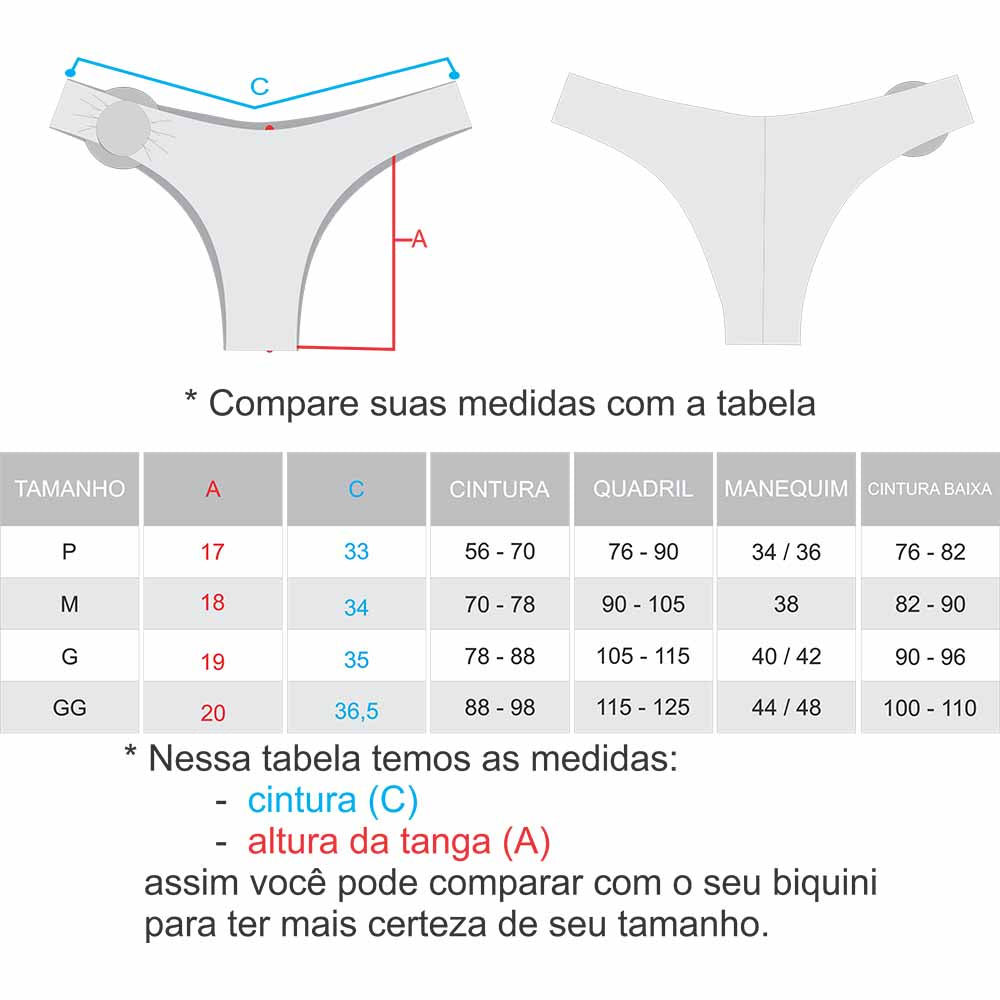 Tanga Priz Caipirinha | Texturizado | Argola
