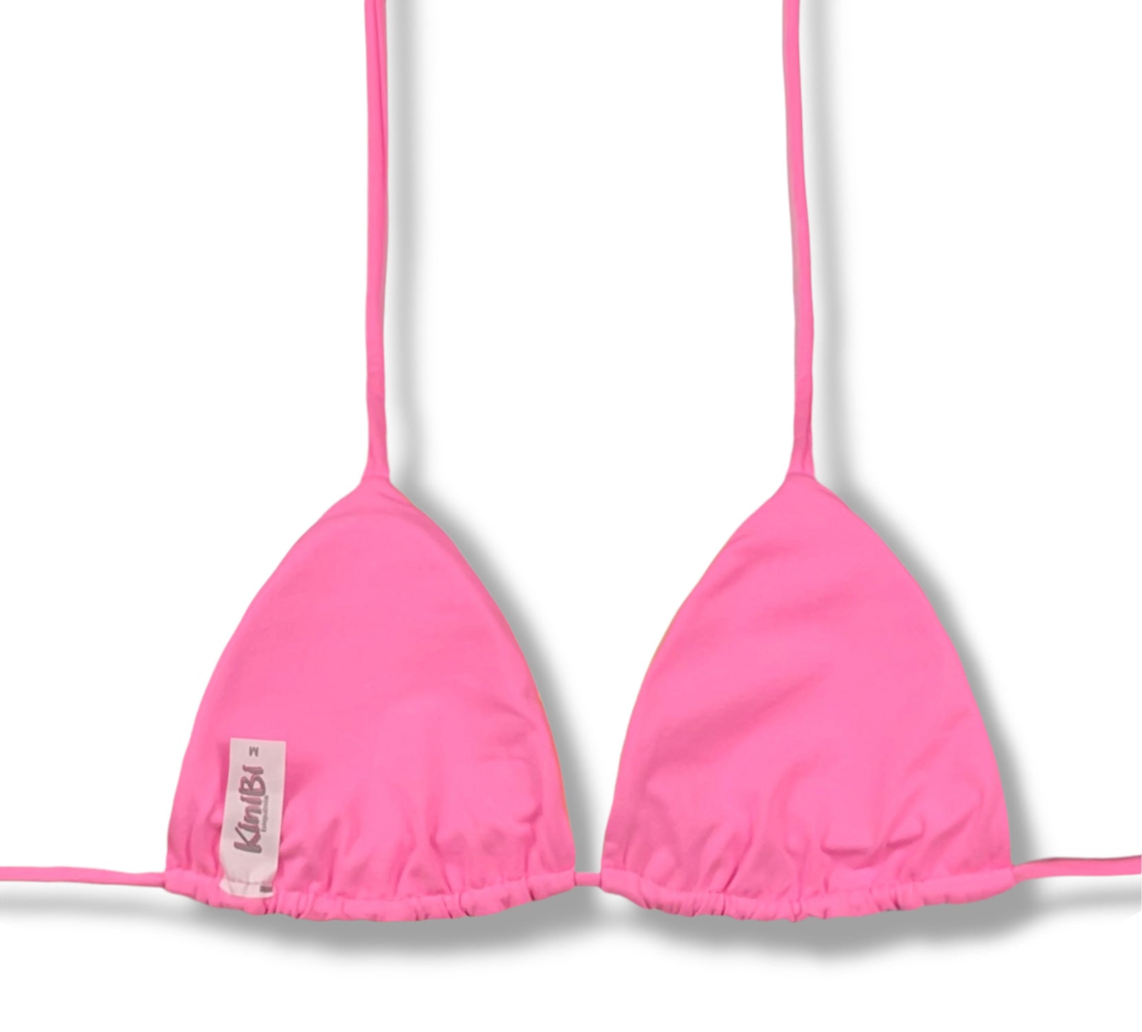 Conjunto de Biquíni Tie Dye com a Combinação Rosa Iogurte | Top Lua + Tanga Isa