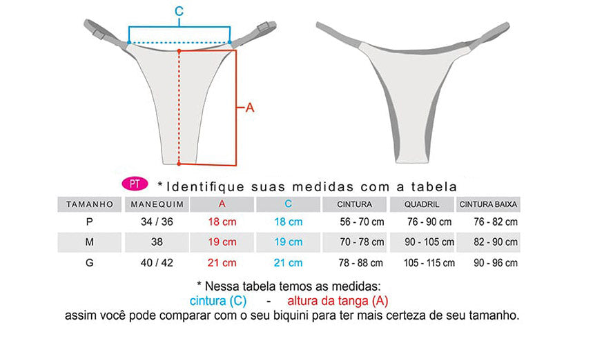 Conjunto de biquíni Animal Print com a combinação Laranja | Top Lua + Tanga Mia | Top dupla face com bojo embutido | Tanga semi fio com regulador na lateral marquinha de fita