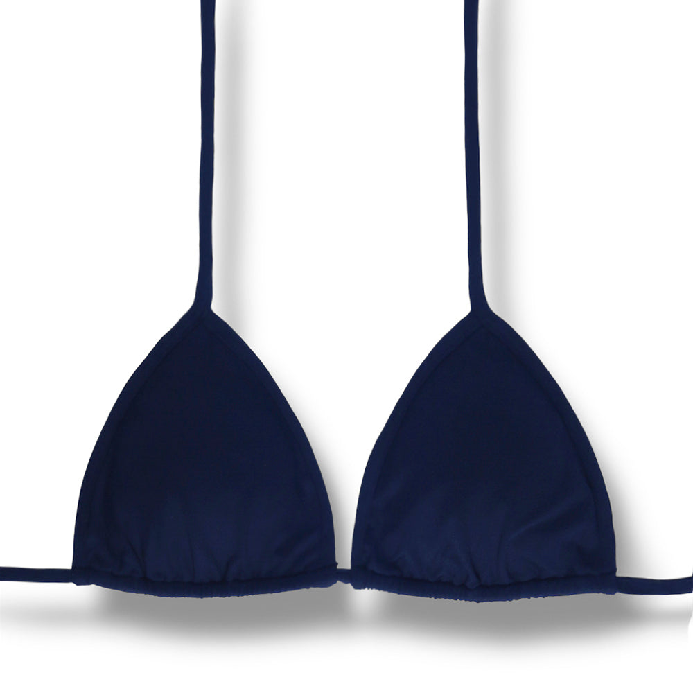 Top Lua Preto | Cortininha com Bojo | Dupla Face | Reversível | Amarração nas Costas e Pescoço