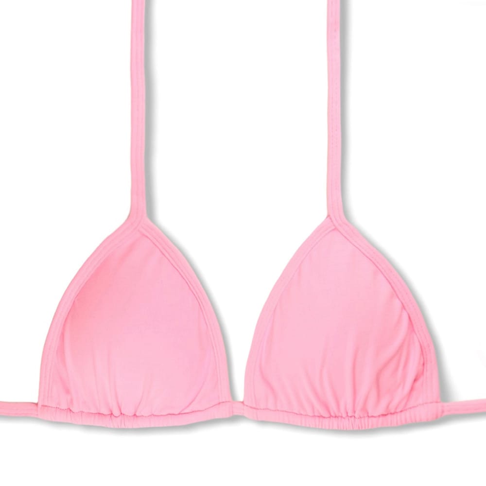 Top Mara Rosa Iogurte | Cortina com viés | Amarração nas Costas e Pescoço