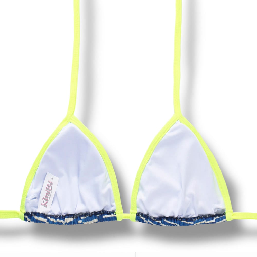 Conjunto de Biquini Floripa Neon | Top Mara + Tanga Gali |Tanga cortininha lateral com opção de deixar mais larga |Top cortininha com abertura para bojo